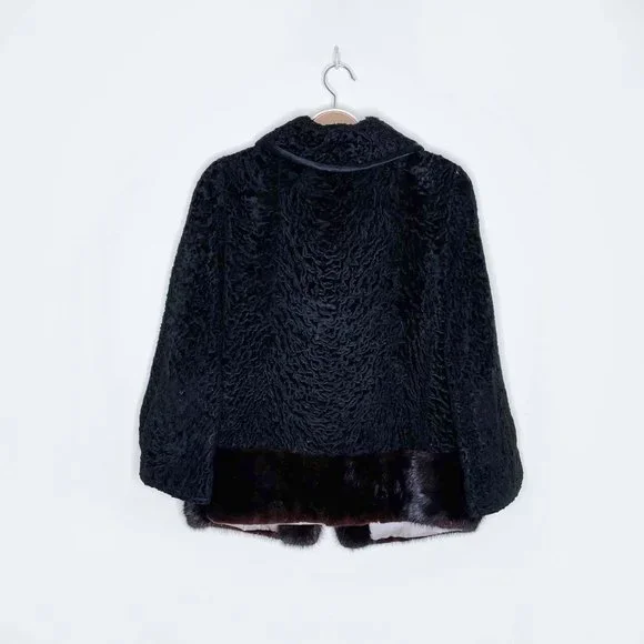 ⚡️SOLD⚡️ vintage fontana persian lamb opera coat - size small - Picture 3 of 10